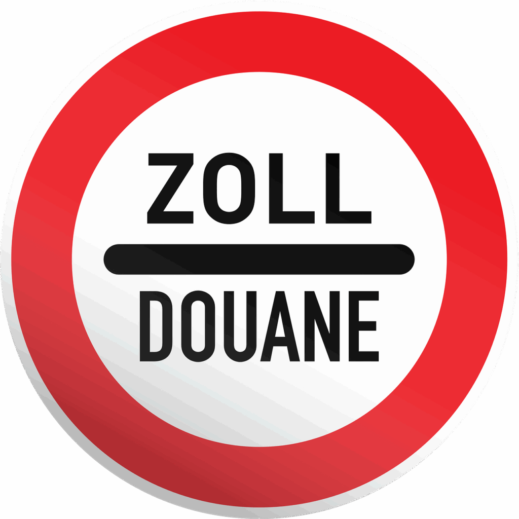 customs douane, sign, shaded, border crossing, border, border closure, opening of the border, vacations, isolated