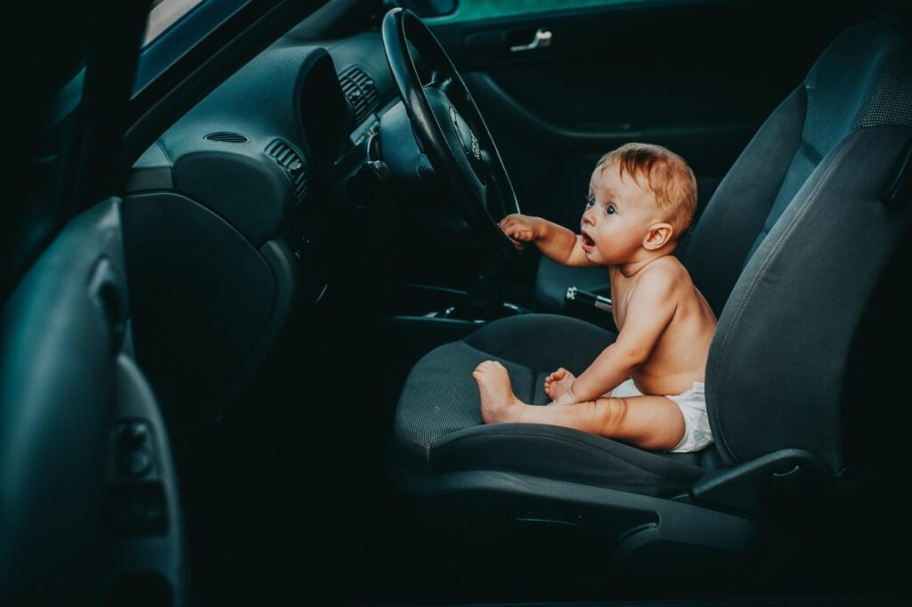 baby, boy, steering wheel, car wallpapers, car, vehicle, seat, interior, person