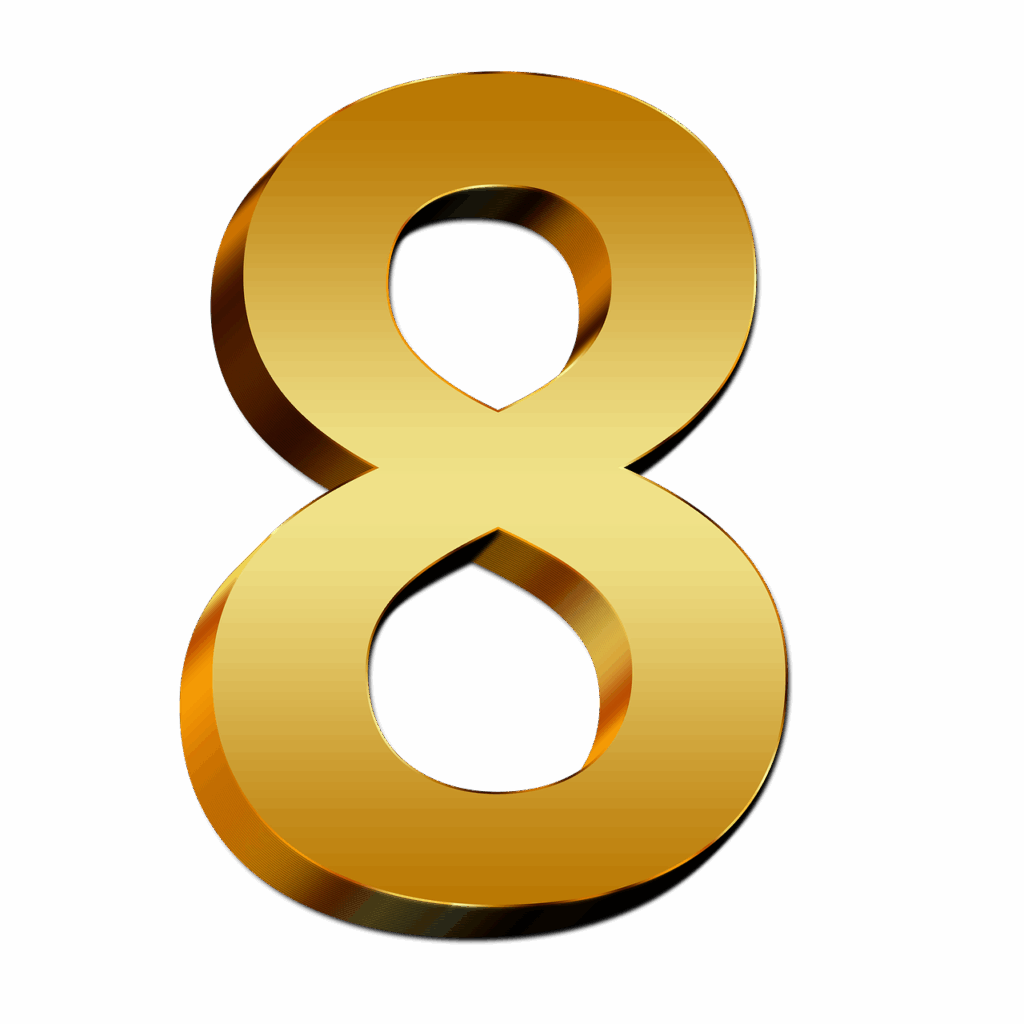 pay, gold, eight, number, digit, 3d, light, abundance, dimensions, quantum, series, innumerable, eight, eight, eight, eight, eight