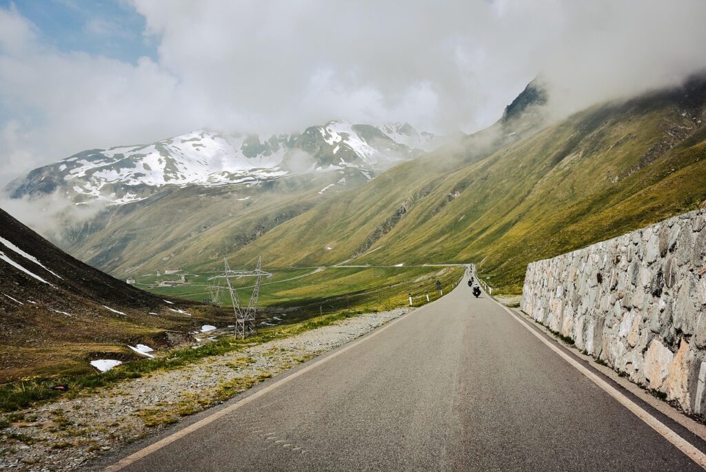 road, adventure, outdoors, roadway, landscape, cloudy, fog, alps, travel, vacation, transport, road trip, nature, road, road, road trip, road trip, road trip, road trip, road trip