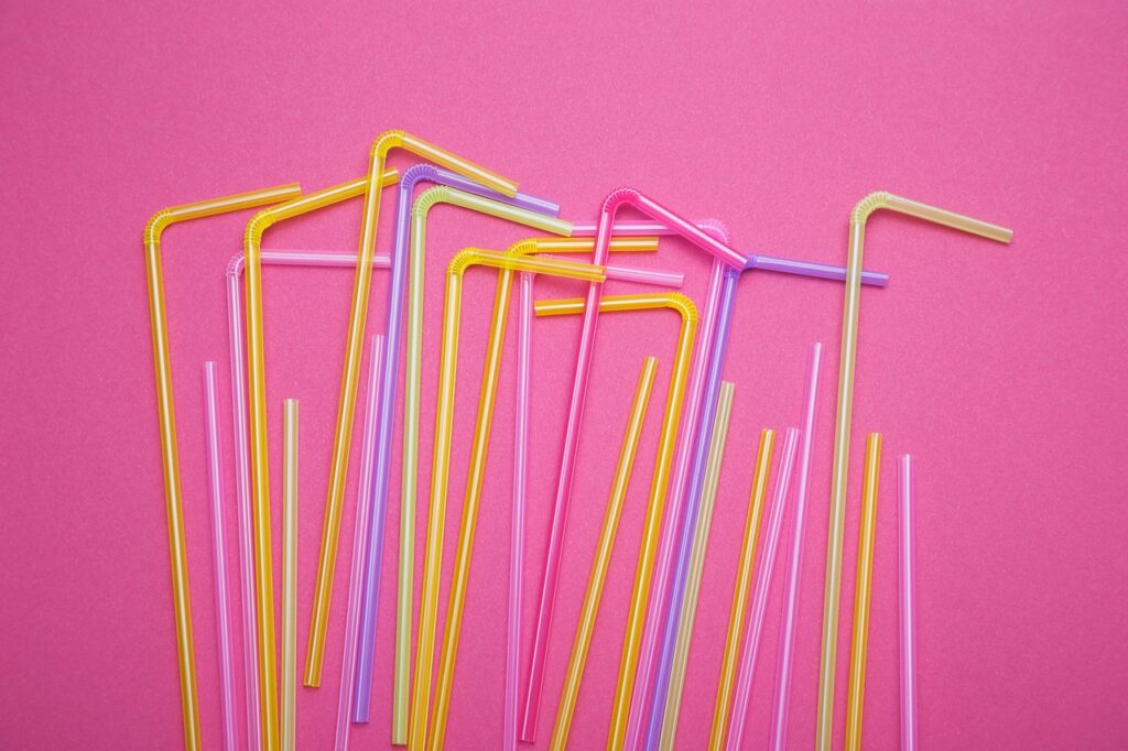 straws, drinking straws, colorful, bendy straws