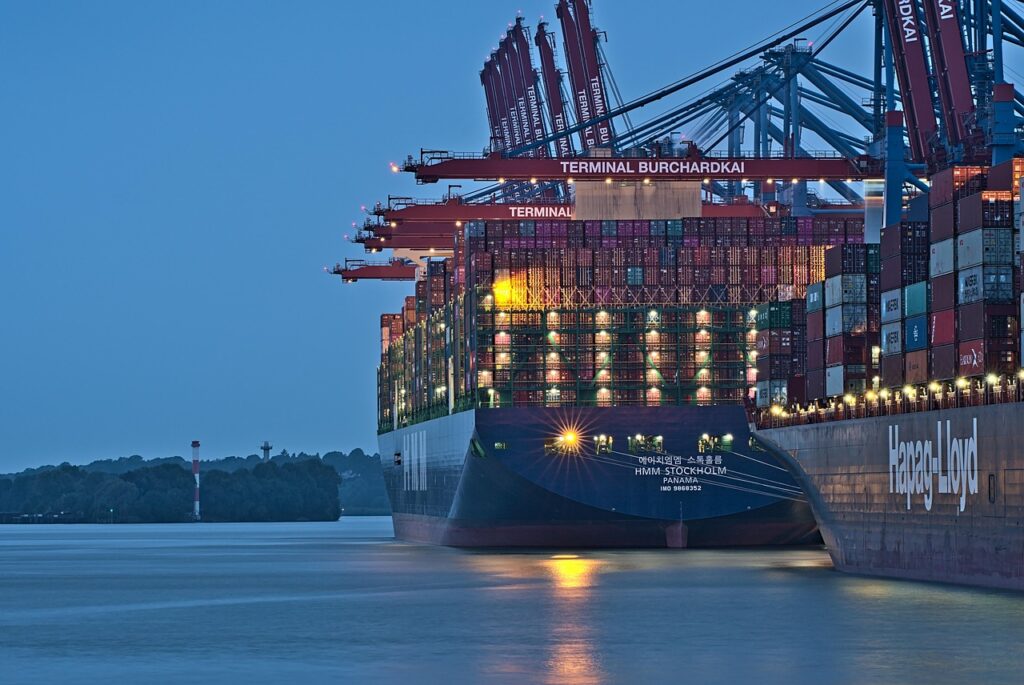 port, nature, ship, water, sea, crane, freight, export, import, charge, logistics, container