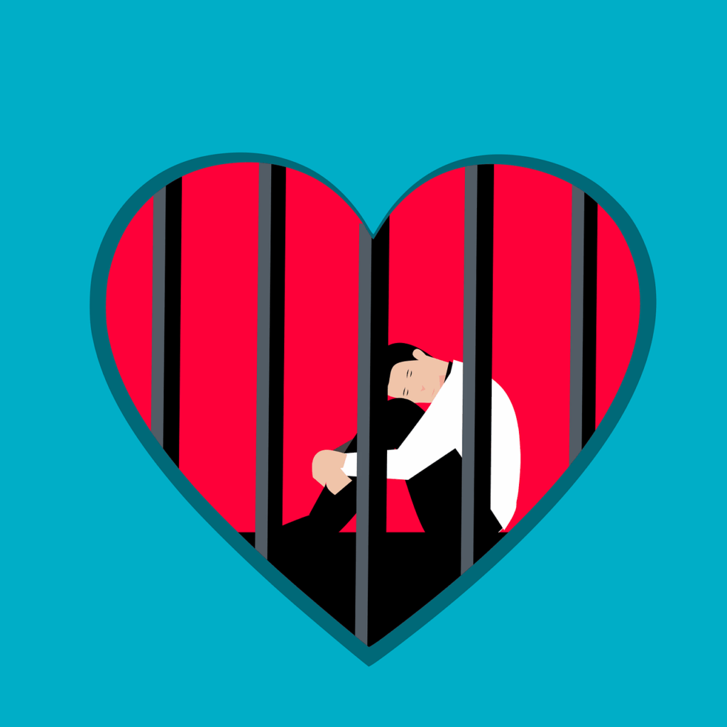 jail, heart, sadness, depression, anxiety, felling, prisoner, people, sad, guilty, emotional, frustrate, prison, cartoon, stuck, concept, fairy, bad, avoid, pain, punishment, iron, woman, jail, jail, jail, depression, anxiety, anxiety, guilty, guilty, guilty, guilty, guilty, prison, prison, stuck, stuck, stuck, avoid, pain, punishment, punishment