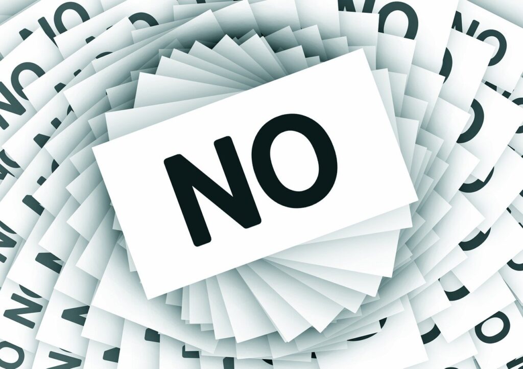 no, negative, cards, spiral, cancellation, rejection, repellency, withdrawal, fracture, disapproval, back down, revocation, note off, denial, refusal, negative responses, anti minority off notification, negative, negative, rejection, rejection, rejection, rejection, rejection
