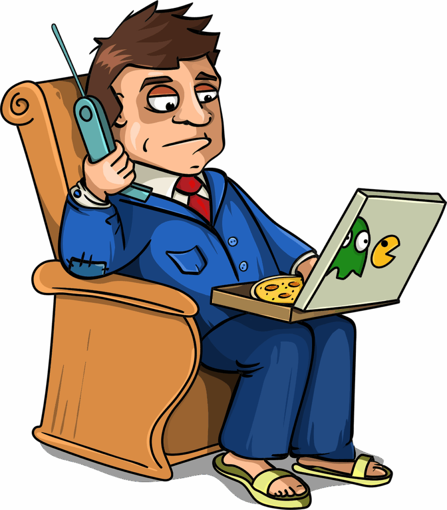 manager, businessman, phone, customer complaint, pizza, pizza order, cut, manager, manager, pizza, pizza, pizza, pizza, pizza