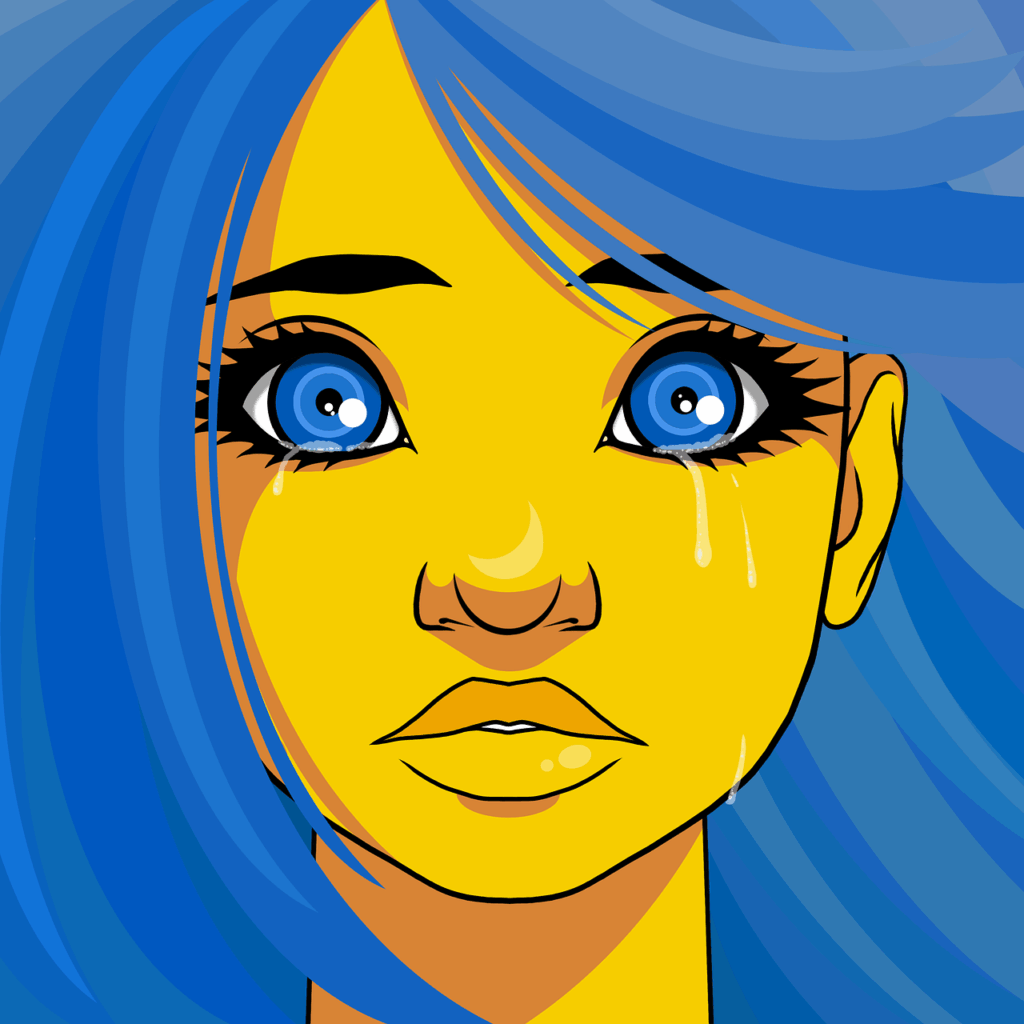 child, kid, girl, tears, ukraine, allegory, portrait, face, sadness, tragedy, blue, yellow, drawing, avatar, ukraine, ukraine, ukraine, ukraine, ukraine