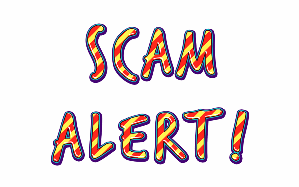 scam, alert, cybersecurity, phishing, fraud, hacker, crime, attack, warning, cut out, scam, scam, scam, scam, scam