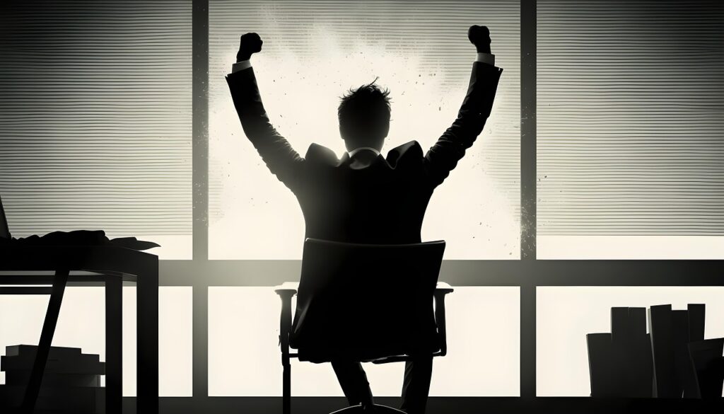 ai generated, chair, success, person, business, sitting, businessman, office, rich, success, rich, rich, rich, rich, rich