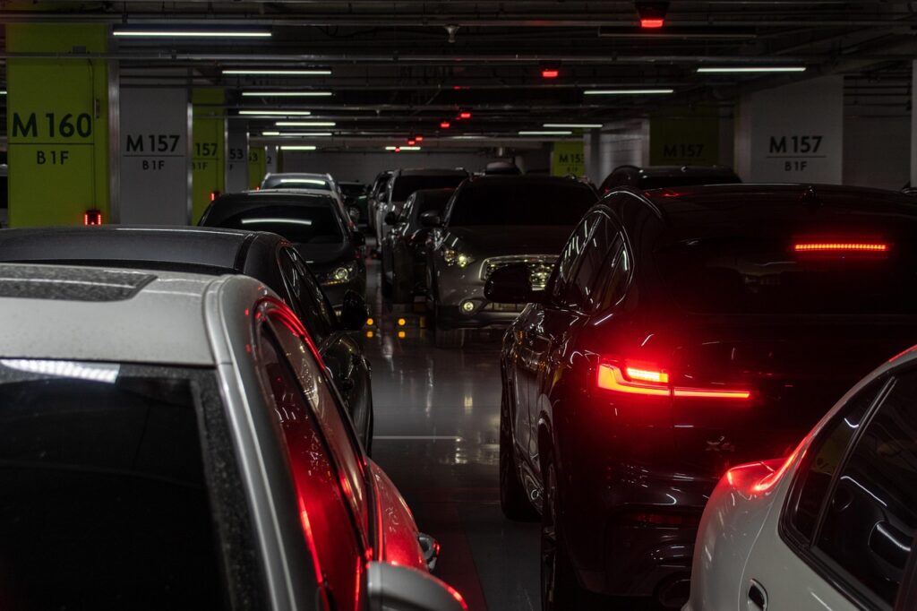 multi storey car park, cars, parking garage, vehicles, park, parking spot, parking deck, underground car park