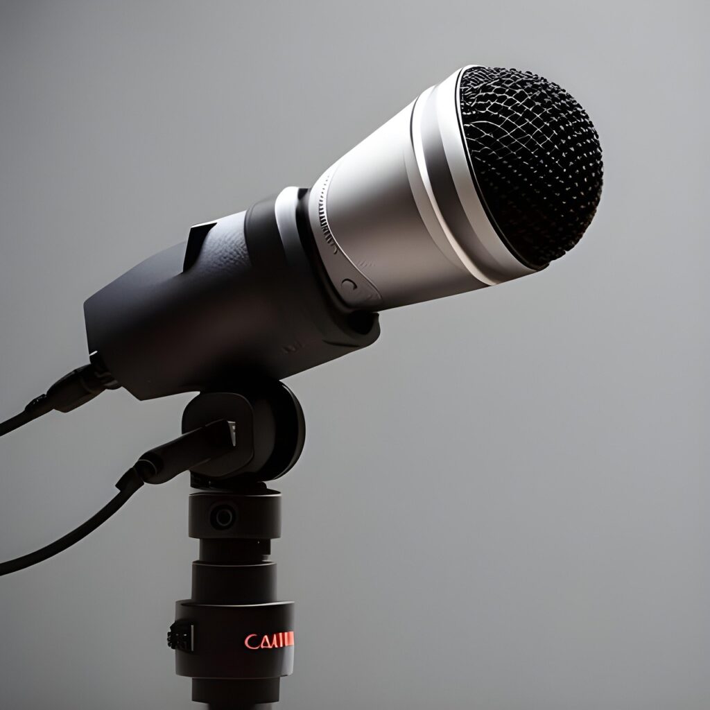 ai generated, microphone, talk, podcast, audio, radio, interview, communication