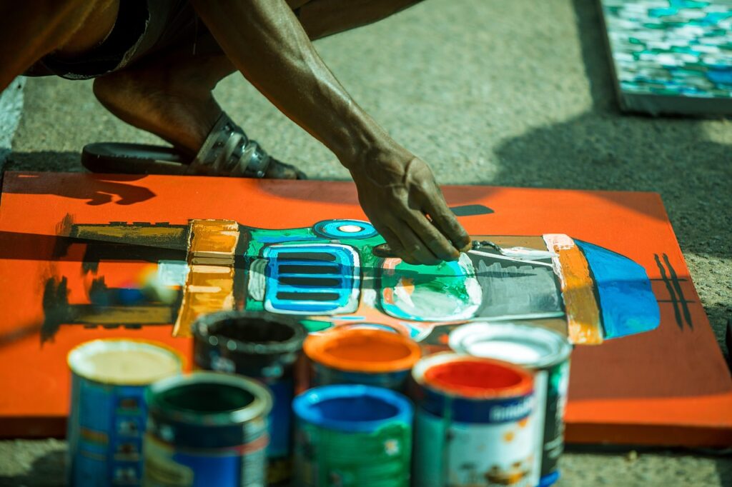 painting, paint, artwork, color, art, creativity, skill, talent