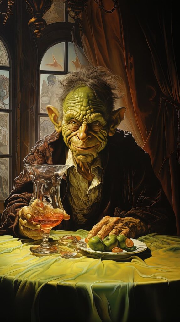 goblin, elf, green, nordic folklore, mythology, jokes, bad taste, evil, bad, caves, ai generated, goblin, goblin, goblin, goblin, goblin, elf, bad taste