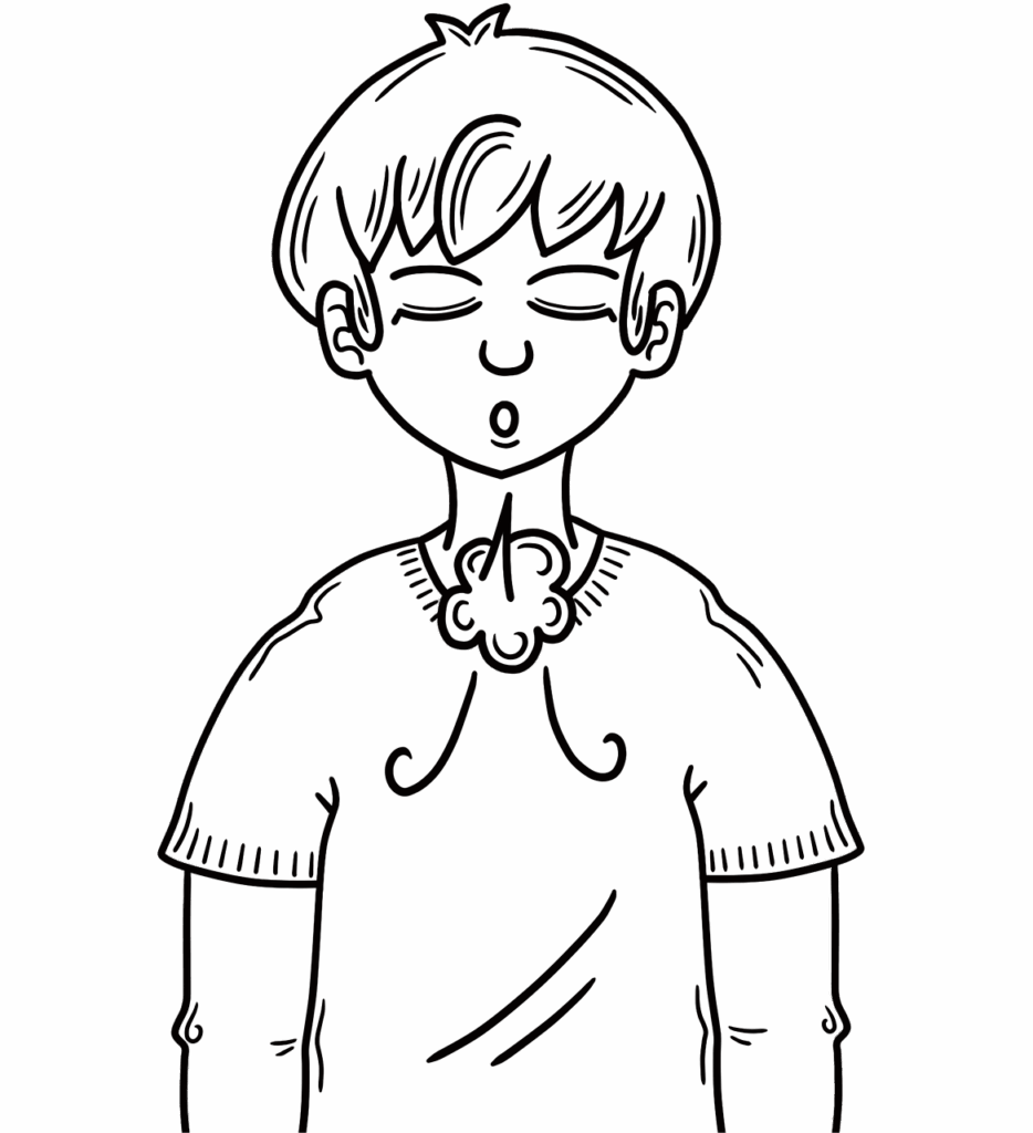 actions, exhale, breathing, breath out, breathing exercises