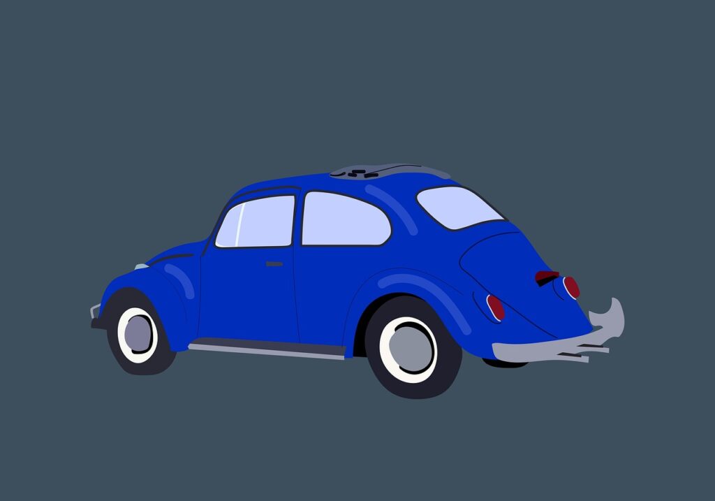 beetle, volkswagen, car, old, vintage, blue car, mobile, transport, drawing, background, car, car, car, car, car, background, background