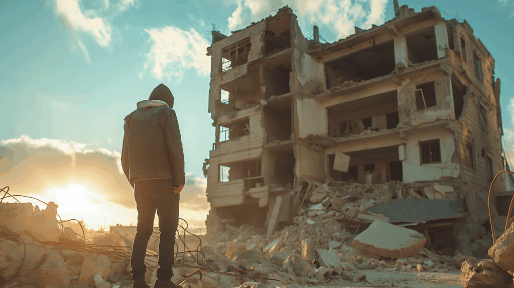 ai generated, war, destruction, building, abandoned, city, catastrophe, apocalypse, war-torn, war, war, war, war, war