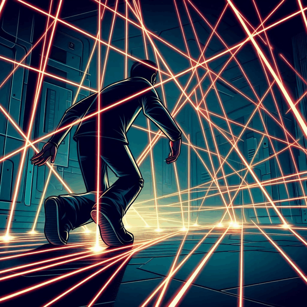 ai generated, maze, laser, challenge, difficult, hard, challenging, tough, man, challenge, challenge, challenge, challenge, challenge
