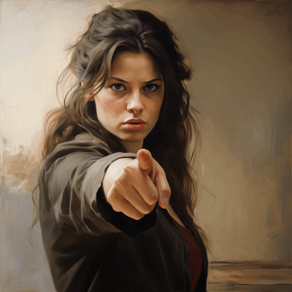 woman, female, beauty, shows, finger, accusation, direction, hand, gesture, debt, accuse, blame, finger, accusation, blame, blame, blame, blame, blame