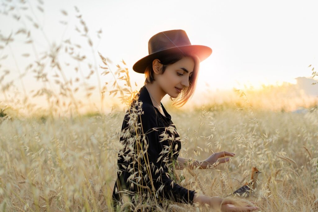 woman, portrait, female, fashion, nature, outdoors, hairstyle, posing, pose