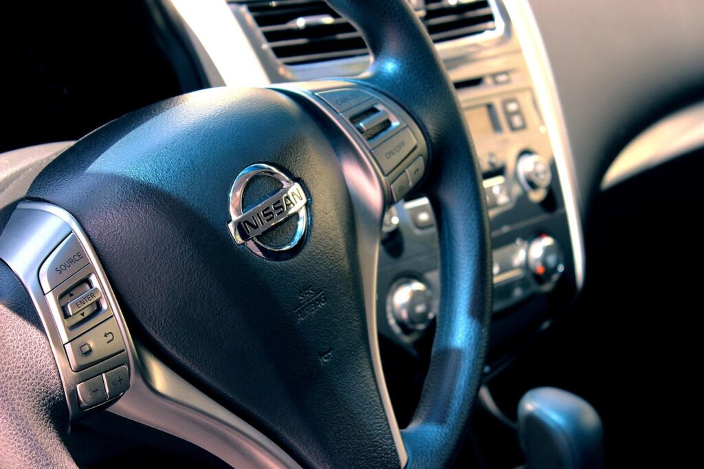 nissan, car, automobile, car wallpapers, auto, vehicle, drive, steering wheel, interior, car interior, automotive, transportation