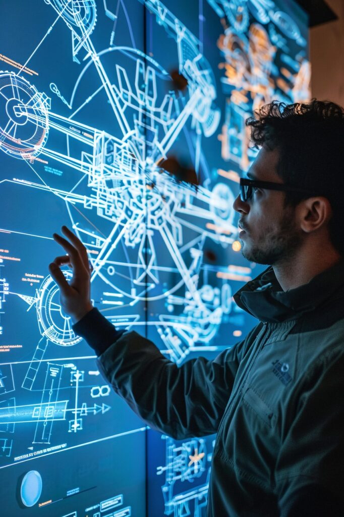 ai generated, engineer, technology, prototype, high-tech, workspace, drone design, engineering, innovation, tech equipment, development, research, advanced technology, drone engineering, blueprint, tech workspace, drone prototype, technical, tech, engineering process, tech setup, innovation lab, drone, design