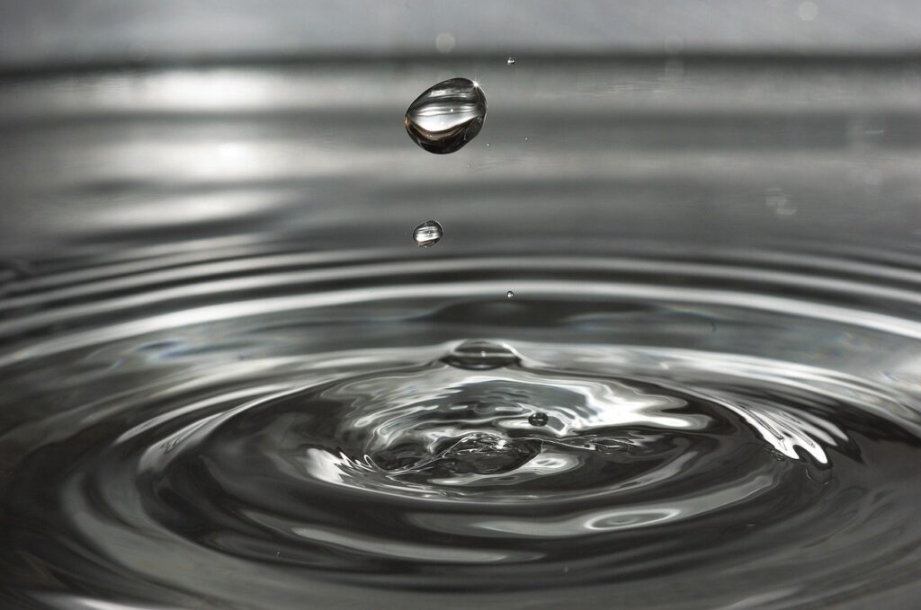 water, water drop, nature, ripples, wave, small wave, droplet, drip, drop of water, liquid