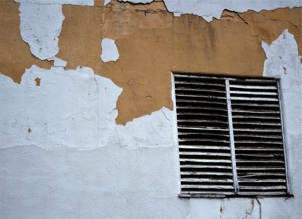 wall, vent, chipped, old, damaged, blue wall, vent, vent, vent, vent, vent