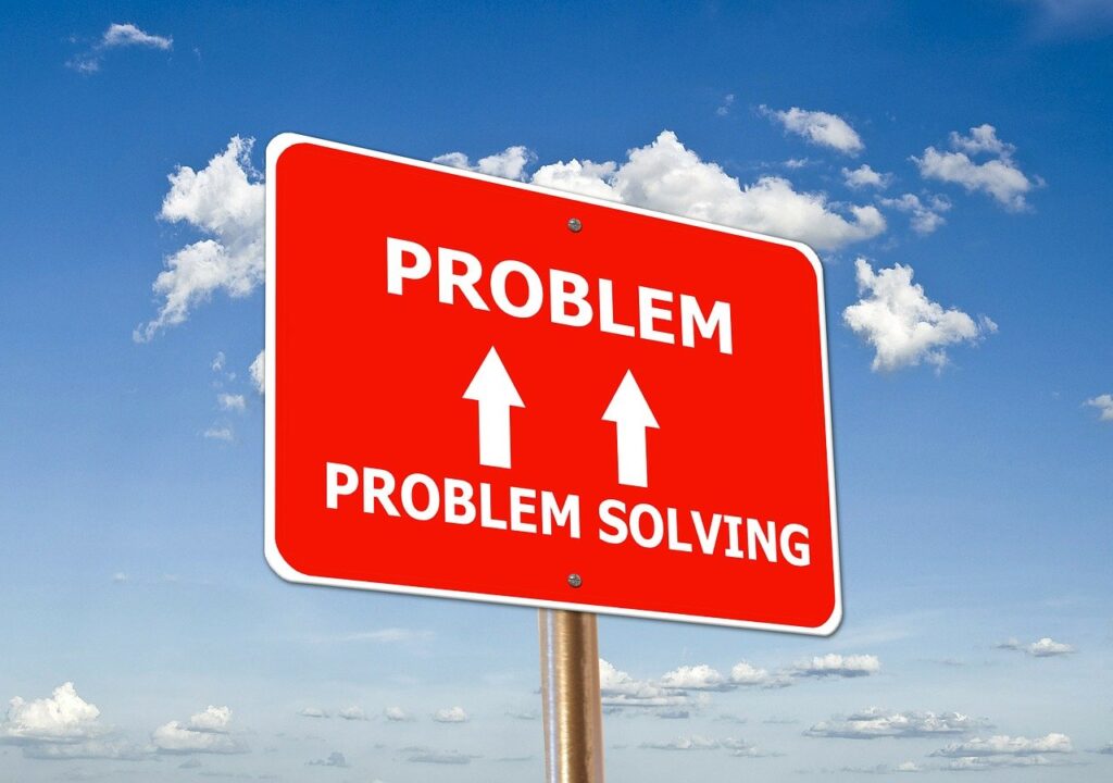 problem, problem solution, solution, sign, nature, a notice, street sign, traffic signs, heaven, clouds, description of the problem, problem solving process, process, processing, application, decision, strategy, attempt, error, paradigm