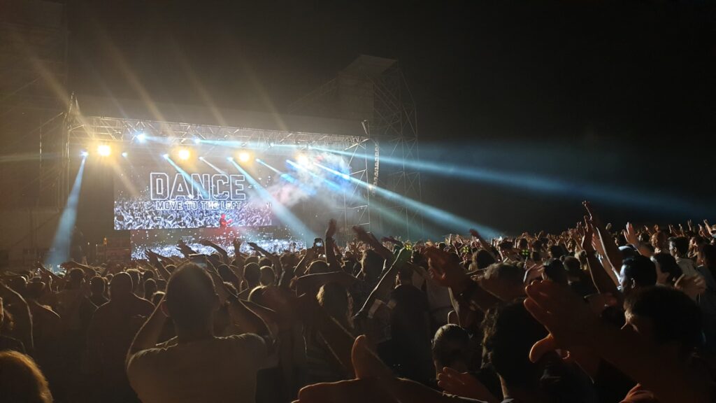 people on stage