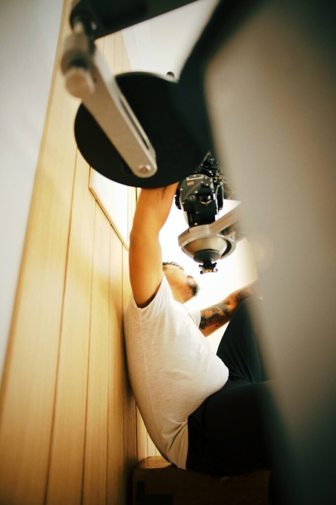 a person holding a skateboard