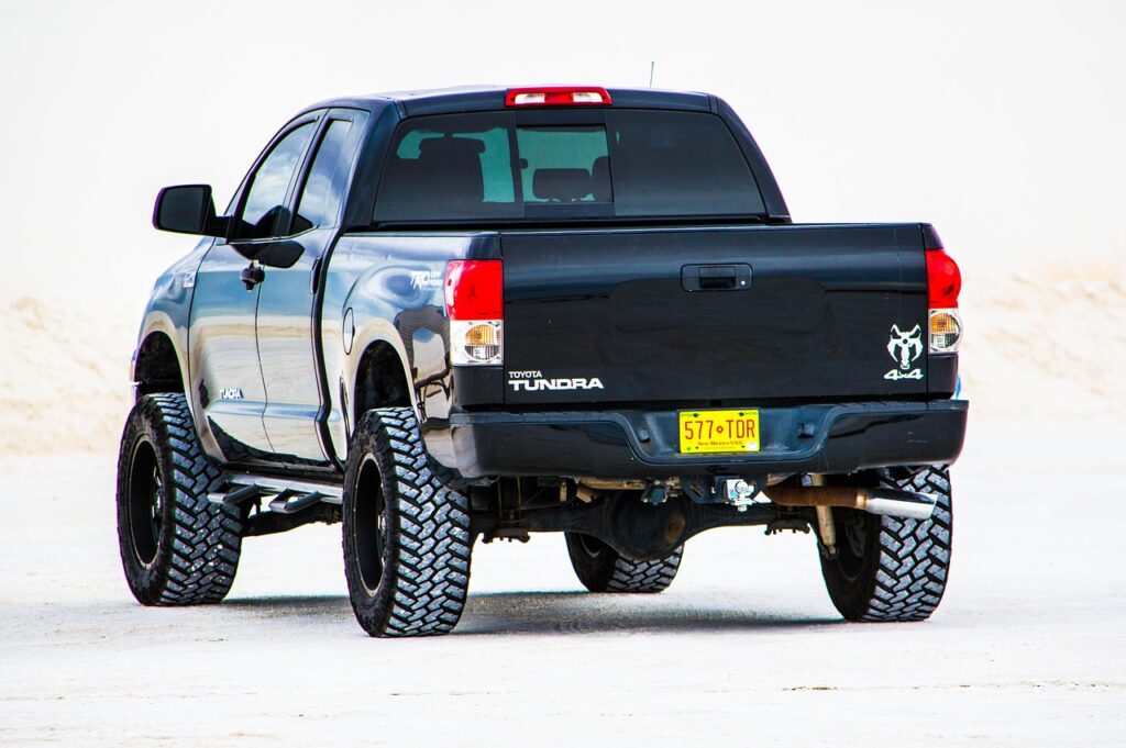 toyota, tundra, pickup, nature, desert