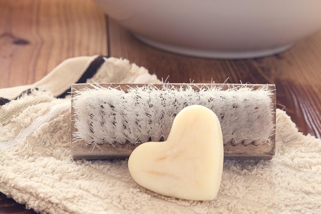 hand brush, washing brush, soap, heart soap, washcloth, to wash, hygiene, close up, soap, soap, soap, soap, soap, to wash, to wash, hygiene