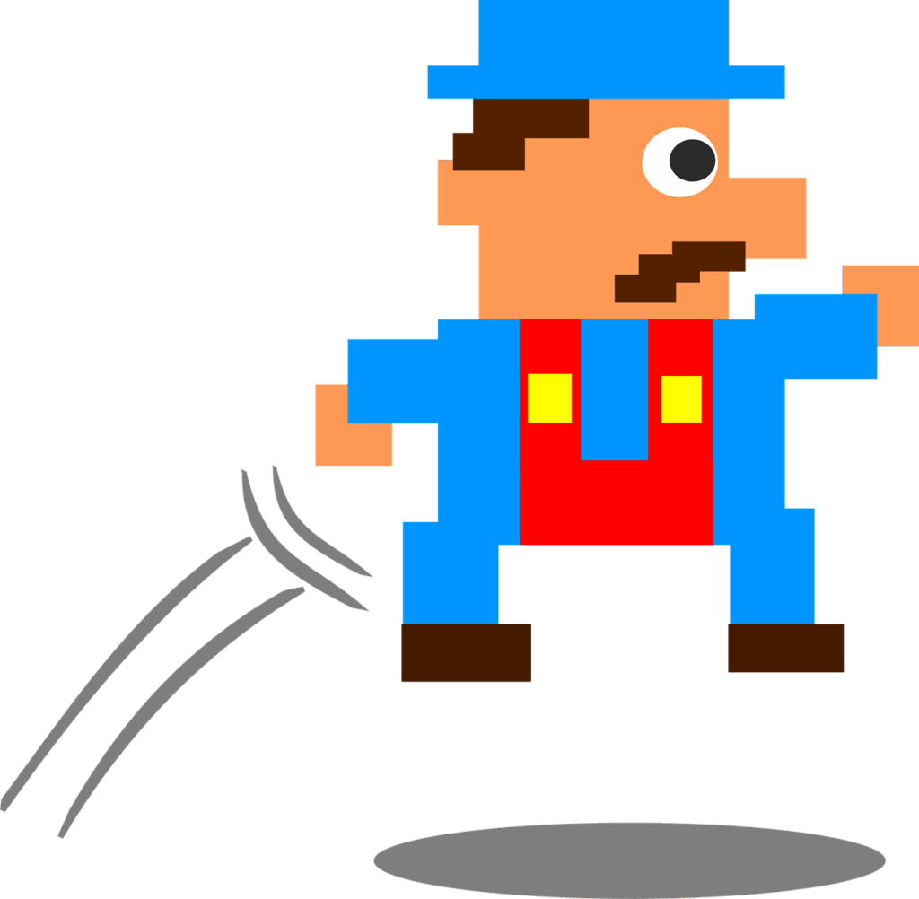 blue, game, game design, game development, gaming, jump, jump and run, jumper, jumping, luigi, mario, mustache, pixel, platforming, retro, video game, vintage, jump, mario, mario, mario, mario, mario, pixel, video game, video game, video game, video game