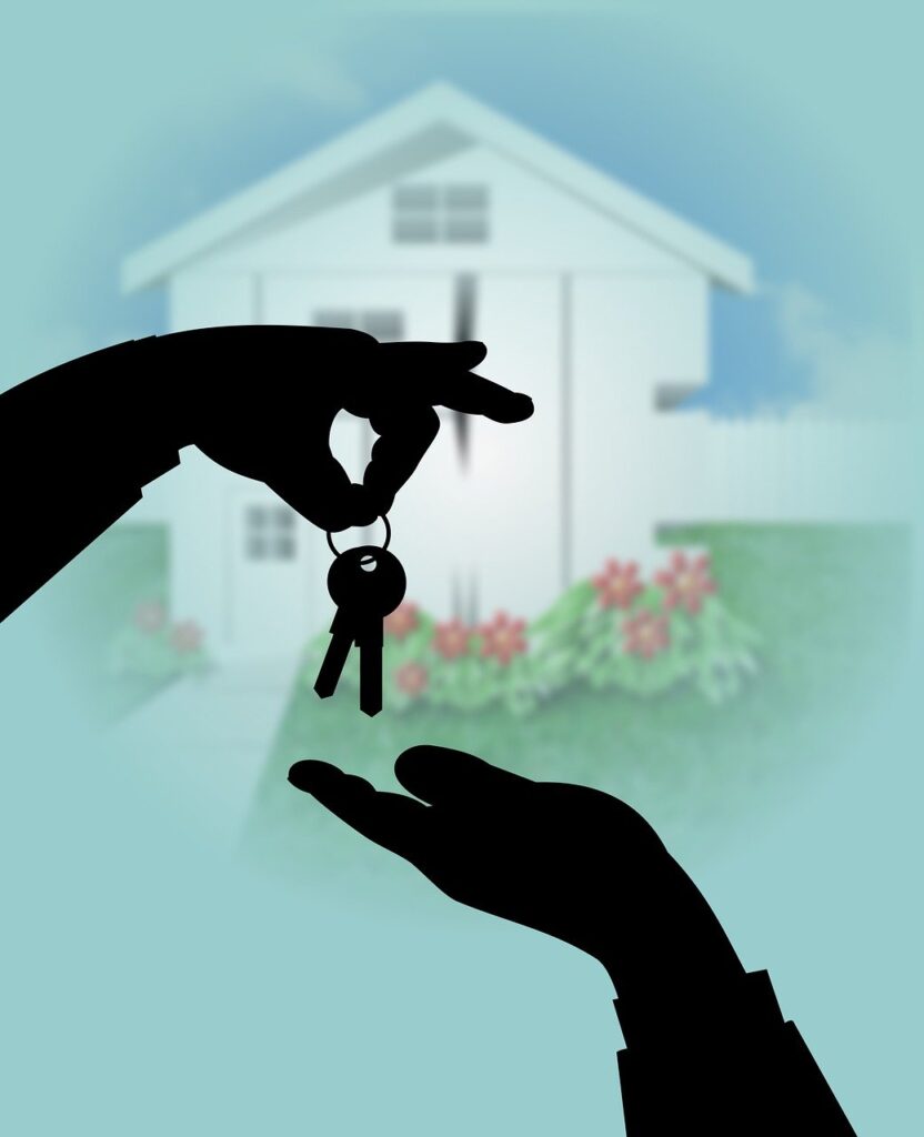 keys, hands, own, nature, buy, sell, home, real, market, business deal, loan, economics, green, abode, lawn, dream, property, symbol, hand off, estate, shadow, grass, summer, gift, real estate, finances, family, sale, rent, property investment, mortgage, yard, purchase, silhouette, residence, build, groomed, landscape, property management, exchange, domicile