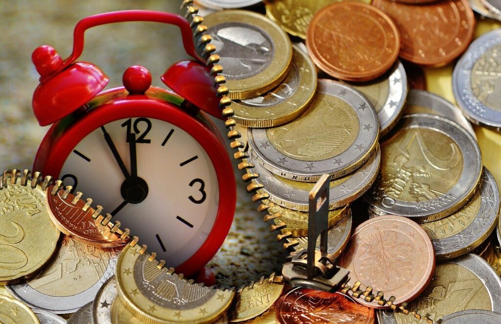 time is money, currency, euro, clock, alarm clock, money, profit, career, profession, cash, banknotes, money coins, money, money, money, money, money, career