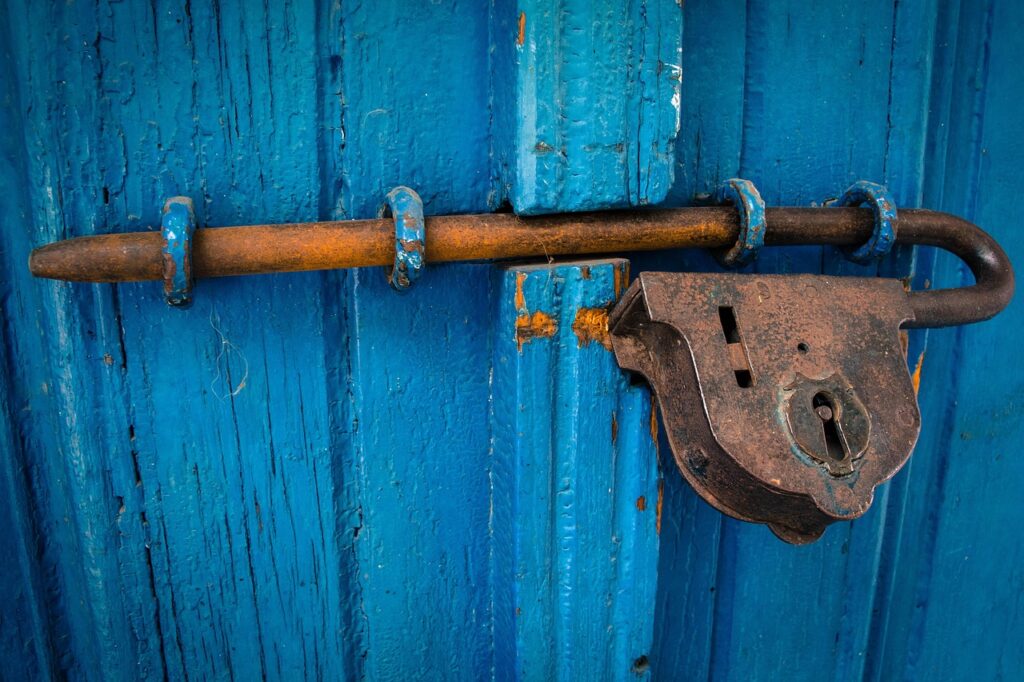 door, lock, blue door, rusted, rusty lock, rusty padlock, padlock, closed, rusty, entrance, wooden door, old, wooden, metal, antique, locked, protected, blue wood, door, door, door, door, door, lock, lock, lock, lock, closed, closed, closed