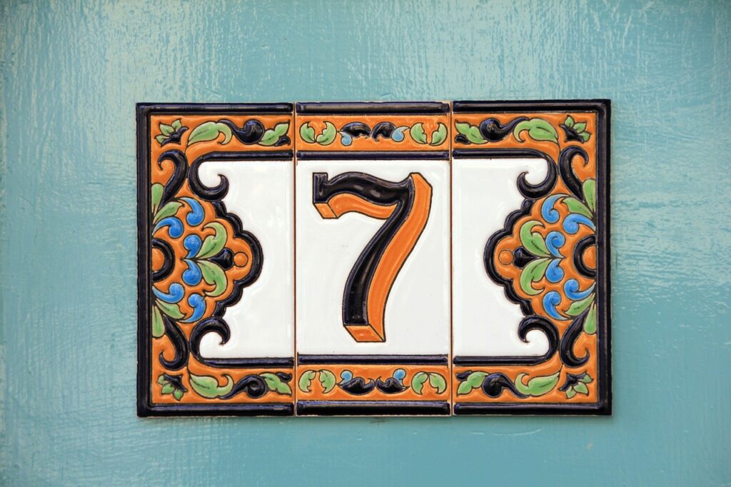 number, seven, house number, tiles, tile, template, seven, seven, seven, seven, seven