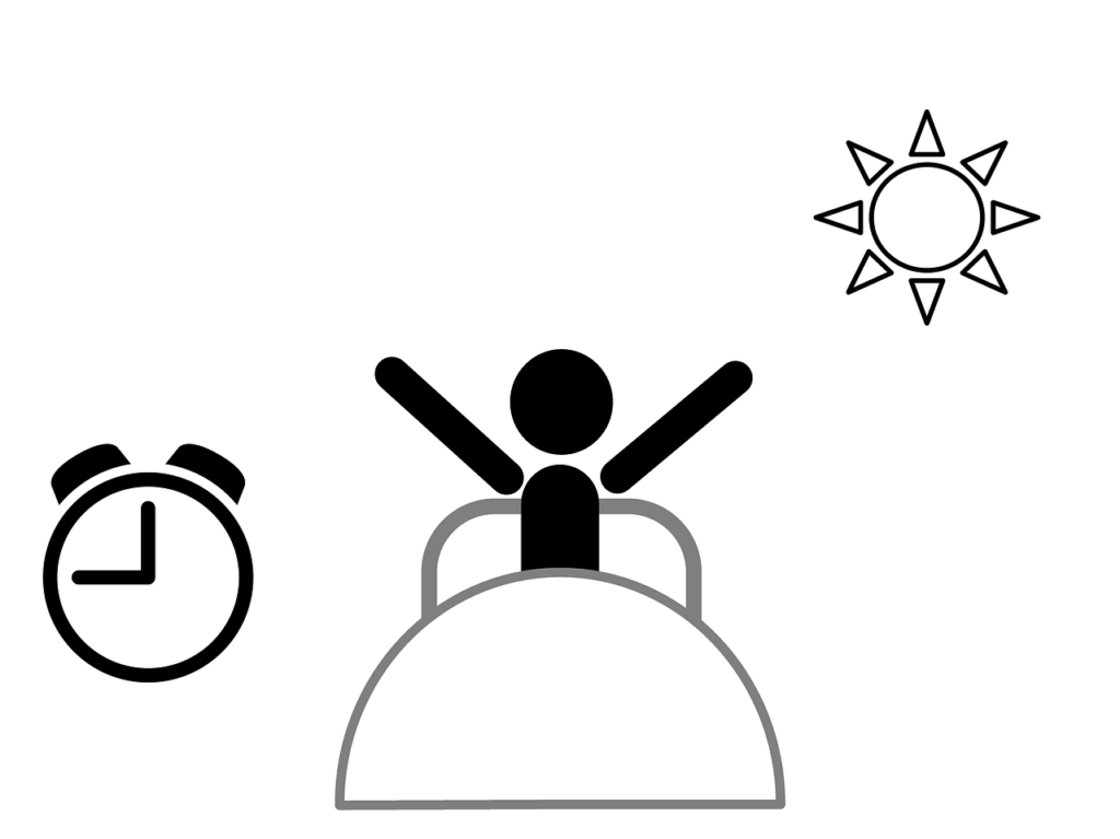 wake up, morning, bed, sleeping, wake, clock, sun, pillow, nature, alert, alarm