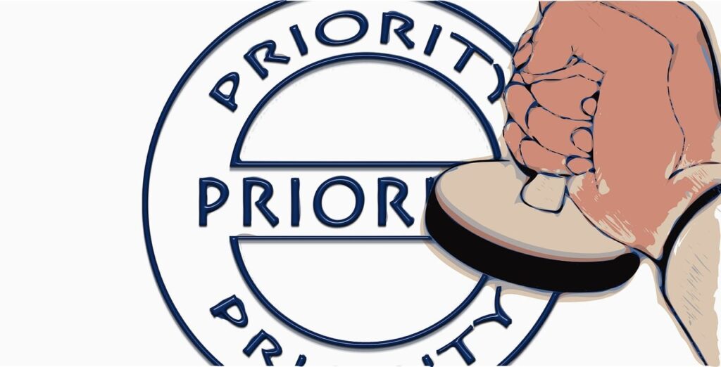 rubber stamp, priority, preference, special, preferential right, discount, right of way, franchise, priority, priority, priority, priority, priority