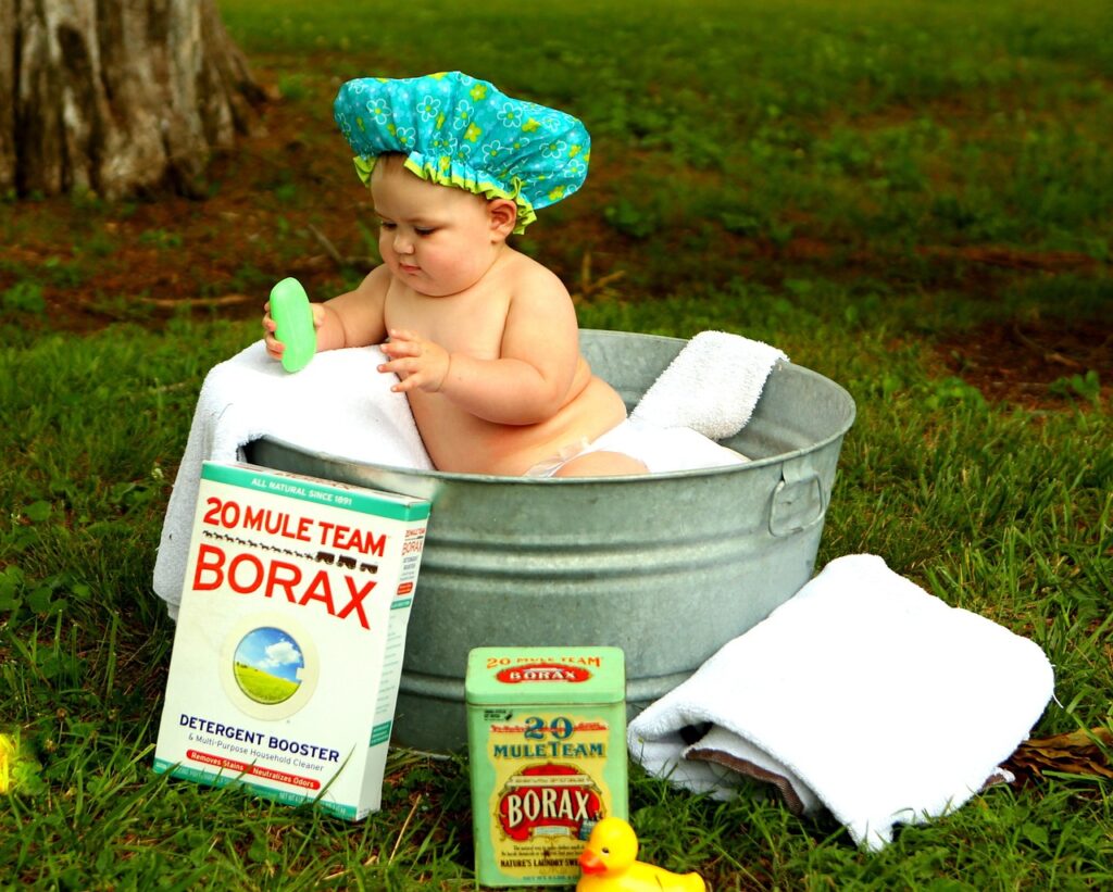 antique, nature, bath, baby, basin, washing, bathing, child, outdoors, summer
