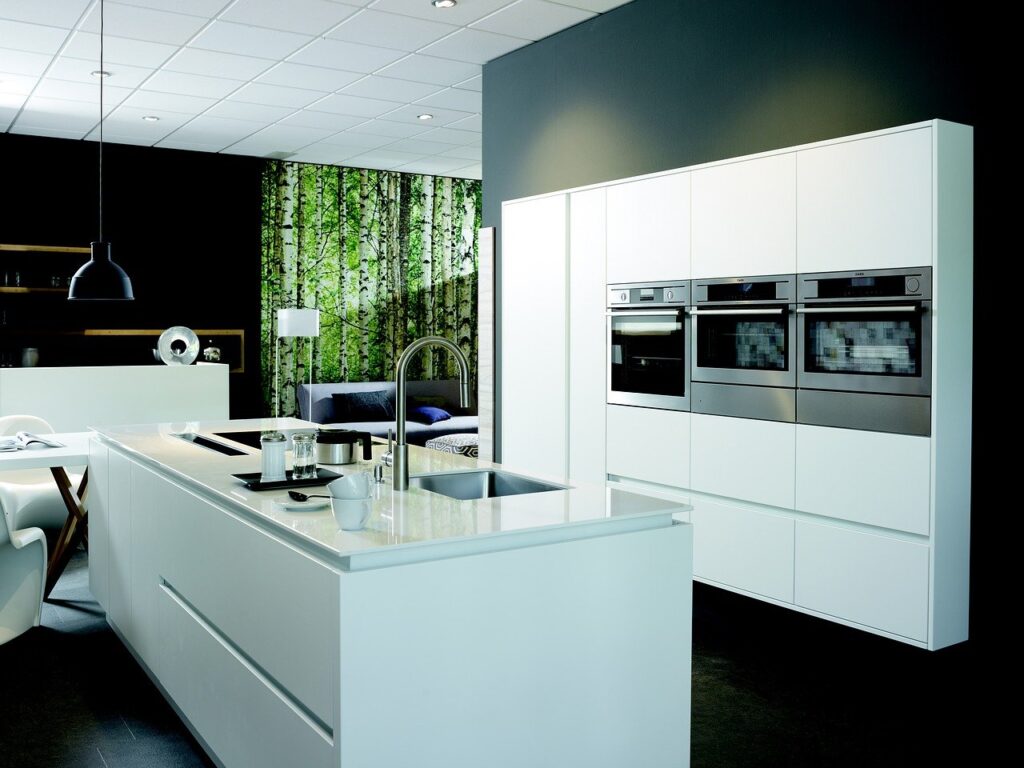 kitchen, open kitchen, show kitchen, kitchen stove, lighting mood, stove, cook, kitchen, kitchen, kitchen, kitchen, kitchen