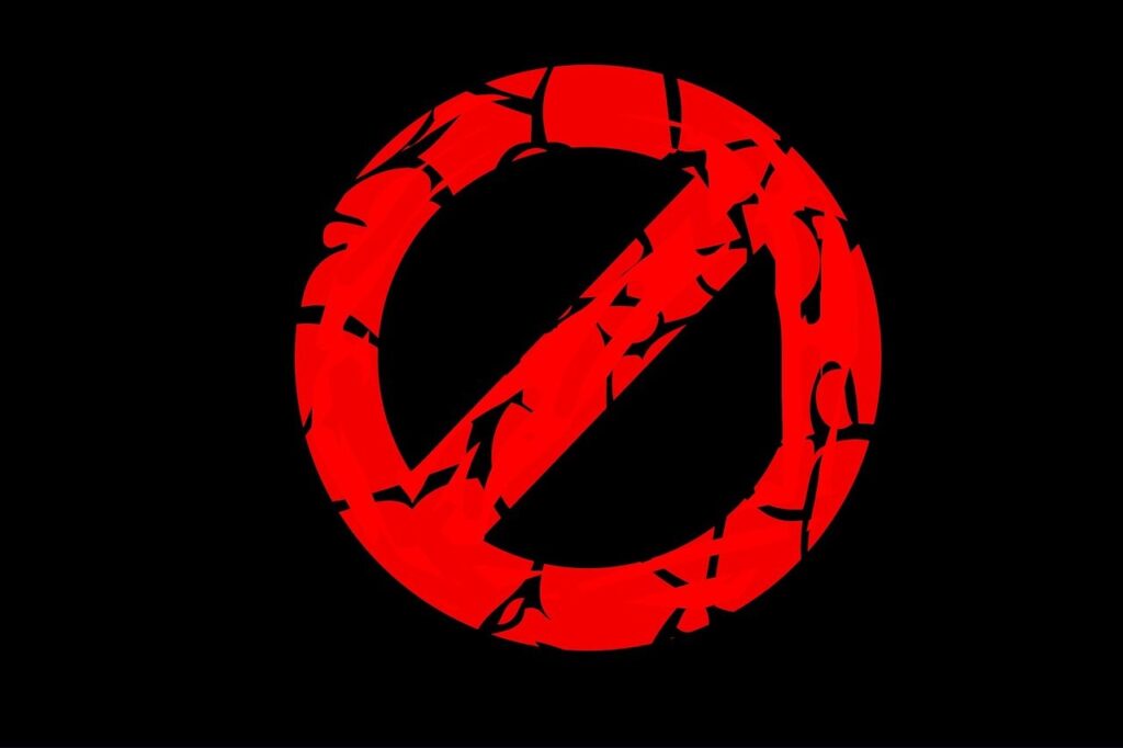 ban, forbidden, no, warning, a notice, pirated, ban, ban, ban, ban, ban