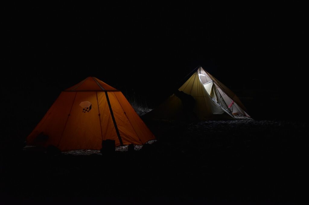tent, night view, camping, night, tent, tent, tent, tent, tent