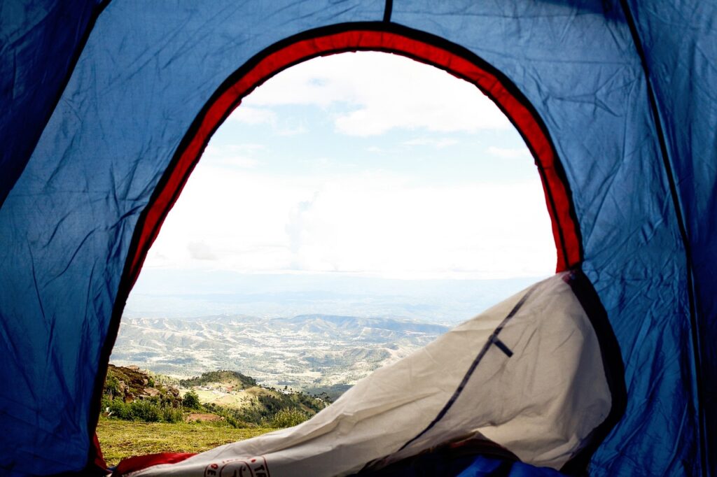 travel, tent, camping, nature, landscape, grass, blue camping, tent, tent, tent, tent, tent, camping, camping
