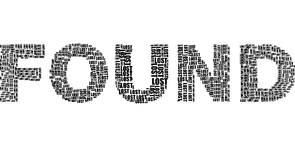 lost, found, missing, unknown, confusion, delusion, typography, type, text, words, word cloud, abstract, art, lost, found, found, found, found, found, missing