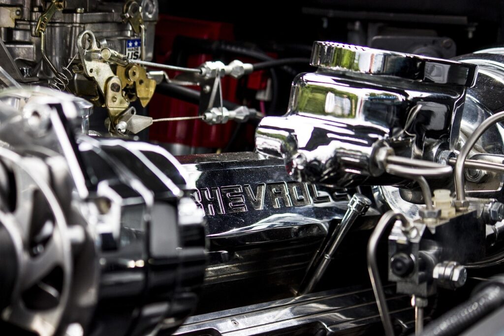 engine, industry, automobile, ride, transport system, perfomance, machine, petrol, chrome, valve, technology, horsepower, metallic, fuel, warmth, v8, refuel, classic, antique car, vintage, retro, american, big block, engine compartment, crom, chevrolet, vehicle, car, car wallpapers, old, tuning, air filter, main-image, mechanic, drive, mechanics, close up