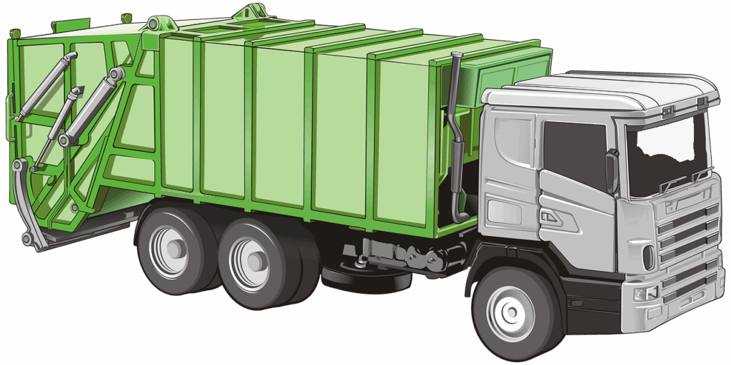 vehicle, truck, transport, mechanics, trash, blue, grey, garbage truck, recycling, waste, recycling center, automobile, chromium, truck truck, tractor, trailer, shine, garbage truck, garbage truck, garbage truck, garbage truck, garbage truck