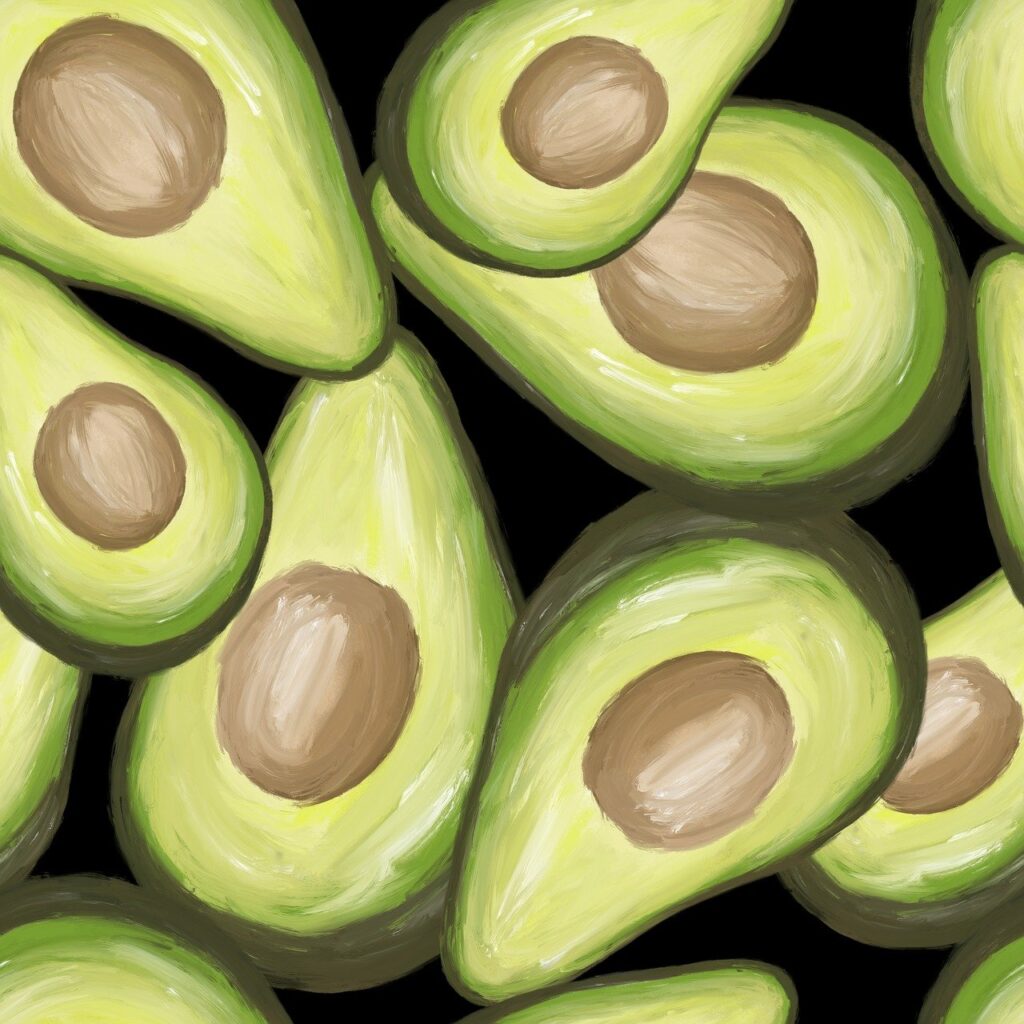 avocados, food, vegetables, nature, diet, nutrition, vegetarian, drawing, painting, food, vegetables, diet, painting, painting, painting, painting, painting