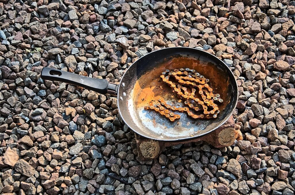 healthy eating, food, trace element, iron, fe, bike chain, joke, meal, rust, pan, grease, destroyed, cells, chain, maintenance, diet, trace elements, trace element, joke, pan, grease, grease, grease, grease, grease, trace elements