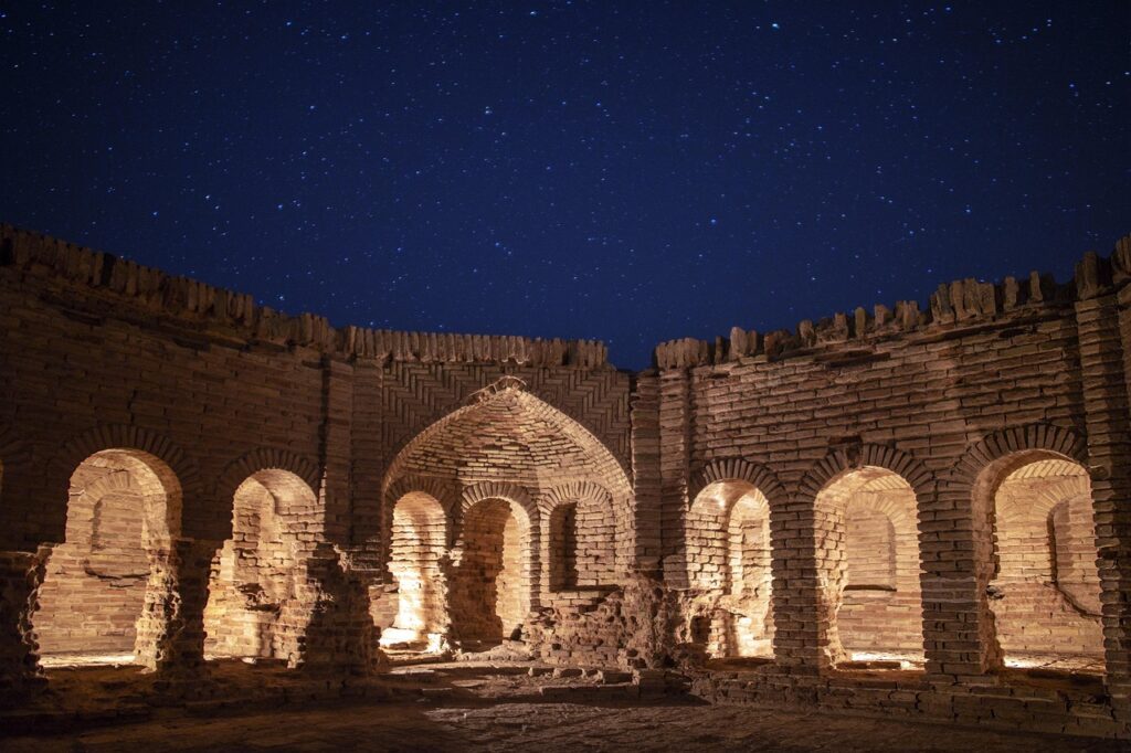caravansary, monument, building, persian architecture, qom province, architecture, tourism, kavir national park, lights, night, stars, night sky, qom, iran, dark, night photography, iranian art, beautiful place, tourist attraction, asia, mostafa meraji, canon photo, architectural, iran, iran, iran, iran, iran