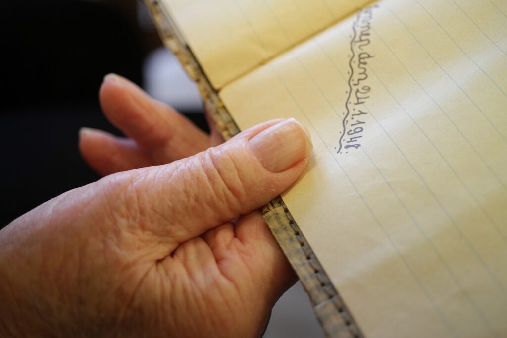 poetry, poetry album, hand, thumb, old, seniors, pensioners, handwriting, sütterlin, poem, saying, memory, a book, writing, schooldays, text, leather, formerly, nostalgia, memories, transience, read, write